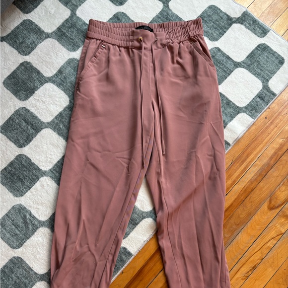 Dynamite Sacha Belted Jogger Pants - Pink Mauve XS - Picture 4 of 7